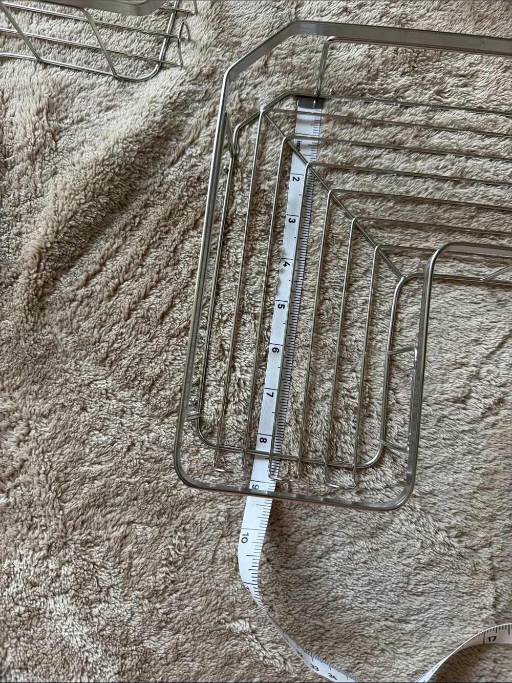 Chrome Shower Caddy Corner Shelf - Silver